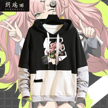 绝区零游戏妮可猫宫又奈周边卫衣动漫二次元男女学生假两件连帽卫衣
