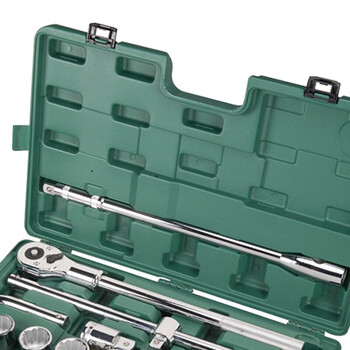 世达(SATA)26件19MM&25MM系列重型12角套筒组套大型套筒套装09016 世达(SATA)26件19MM&25MM系列重型12角套筒组套大型套筒套装09016