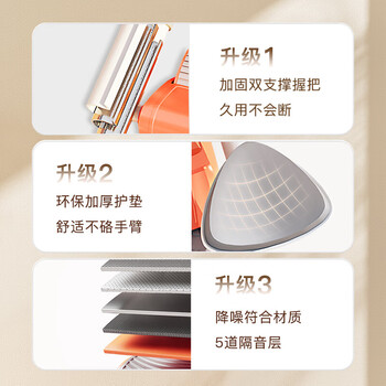 百斯锐 健腹轮自动回弹肘撑卷腹练腹肌训练器材减肚子神器腹部健身器