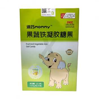 恒愎迪巧mommy益生菌粉乳钙鳕果蔬铁富锌酵母凝胶糖果迪巧果蔬铁30粒