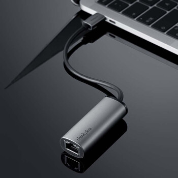 ThinkPad联想 Type-C扩展坞 RJ45千兆网口转换器 笔记本转接头 苹果小米华为笔记本拓展坞 金属材质LRC2 