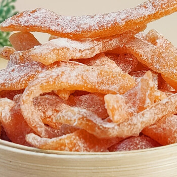 绿度山庄 正宗老陈皮九制陈皮干新会甘草陈皮广东特产蜜饯果脯孕妇