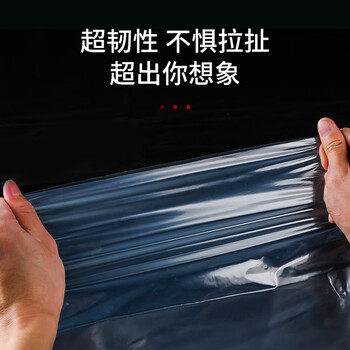 聚秀 高压薄膜防潮袋收纳包装袋 透明pe塑料袋 30*45【100只】10丝