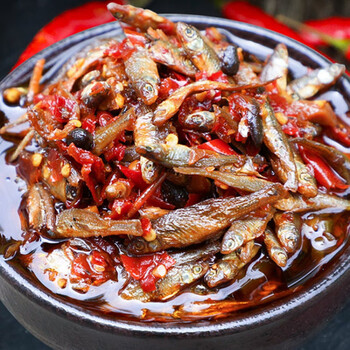 鱼小鱼仔干农家即食零食小吃下酒菜瓶装下饭菜 香辣火焙鱼280g*2瓶