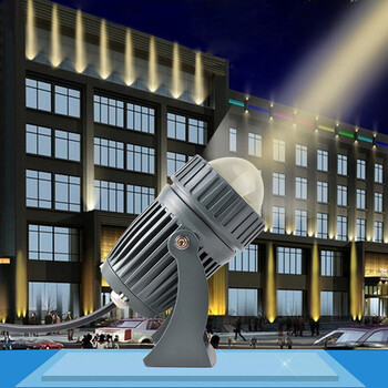 led聚光射灯户外防水超亮led光束灯强光远程罗马柱外墙投射灯好货定制