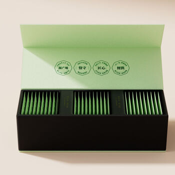 陈一凡 龙井茶 绿茶茶叶新茶龙井春茶送长辈小茶饼茶叶礼盒装180g