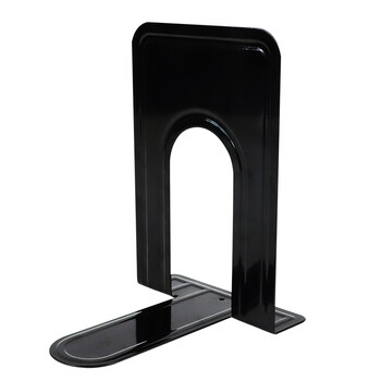 得印7.5英寸(高19cm)金属铁书立架3563学生书立夹 课桌书架夹挡书板办公用品黑色2片/付