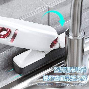 苏力达手持多功能迷你小拖把桌面拖布厨房浴室海绵吸水免手洗懒人拖布