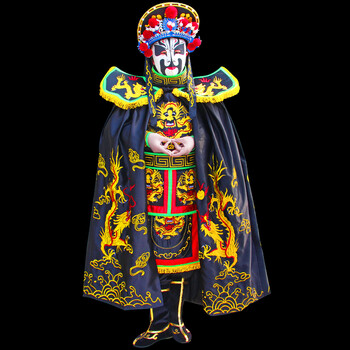 佧森滋川剧变脸服装全套道具金丝线刺绣变脸服装全套送教学包学会黑色全套满花大龙刺绣12张脸谱均码 图片价格品牌报价 京东