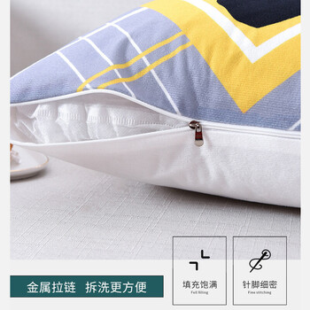 艾薇沙发抱枕睡觉靠垫床头靠枕汽车方形靠背垫含抱枕芯40*40好伙伴