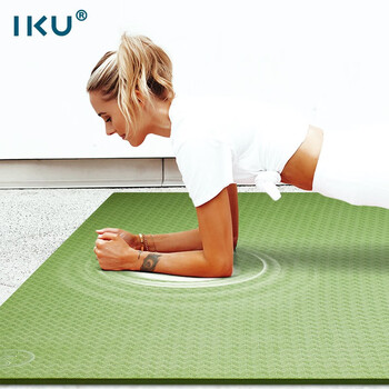 IKU双人瑜伽垫加厚15mm舞蹈训练儿童爬行多功能家庭运动健身垫子绿