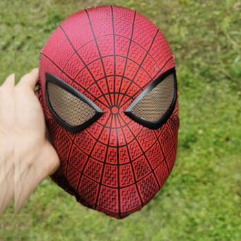 蜘蛛侠1面具电影还原手工翻模制作彼得帕克加菲头套漫威道具 b款整体