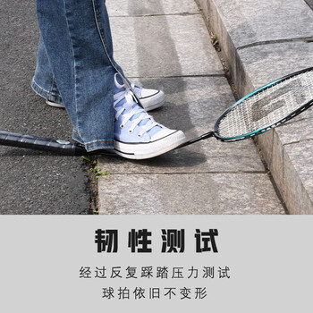 红双喜（DHS）羽毛球拍对拍家庭套装训练对拍1012炫彩红附3球