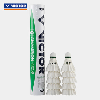威克多（VICTOR）自营旗舰店羽毛球鸭毛球 比赛训练耐打稳定CP6比赛6号77速 12只装