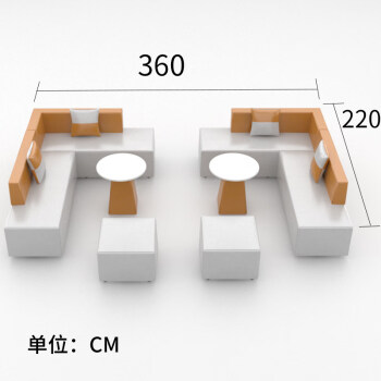赢寸间 办公沙发会客接待沙发组合机场银行培训机构公共区沙发