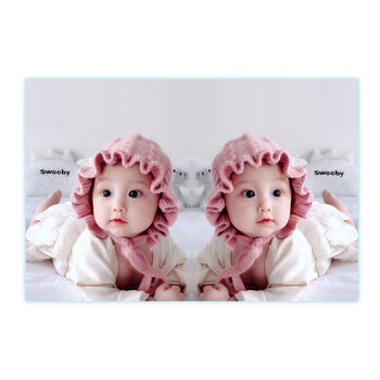 澳颜莱 年画娃娃贴墙 报龙凤可爱婴儿画像孕妇胎教图片墙贴女宝贴画