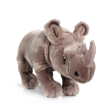 国家地理仿真野生动物玩偶非洲系列犀牛毛绒玩具七夕礼物布娃娃生日