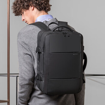 班歌 男大容量多功能旅行包大学生礼物16吋笔记本电脑双肩背包黑小 班歌 男大容量多功能旅行包大学生礼物16吋笔记本电脑双肩背包黑小