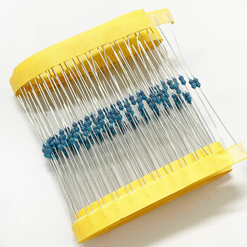 诺然 1/6W 高精密金属膜电阻器 五色环 1% 3.3K (100个) 诺然 1/6W 高精密金属膜电阻器 五色环 1% 3.3K (100个)