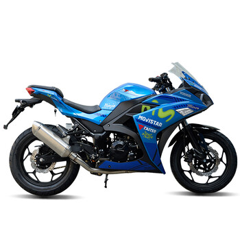 全新幻影r3摩托车跑车400双缸水冷跑车国四电喷重型机车可上牌蓝色