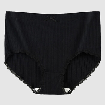 妈妈内裤高腰中老年大码三角内裤女奶奶老人短裤内衣宽松裤头 黑色