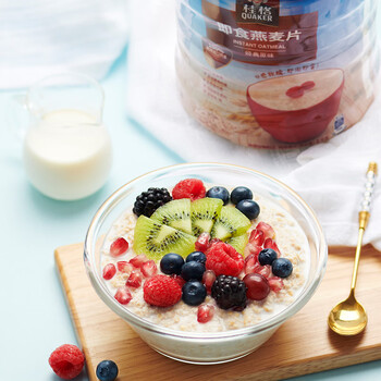 桂格即食燕麦片礼盒1000克*2营养早餐膳食纤送礼佳品长辈中老年