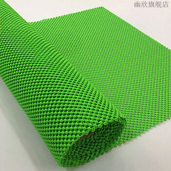 水果蔬菜橡胶垫片 生鲜果蔬店货架防滑垫 网状加厚保护垫 绿色水果垫