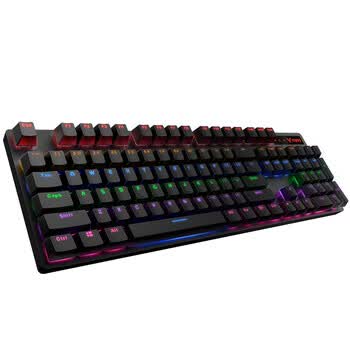 雷柏（Rapoo）V500PRO 有线背光机械键盘 104键全尺寸游戏电竞笔记本电脑多媒体办公吃鸡全键无冲键盘 红轴