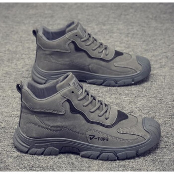 珂纷普锐斯飞行员休闲鞋英伦班纳男鞋秋冬护脚健步鞋男士运动潮流靴子