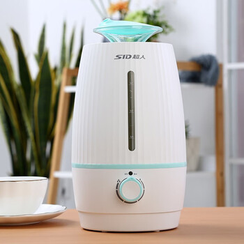 SID超人RH2500加湿器 轻音卧室加湿台式旋钮滋润补水220mL/H微米级水雾 缺水自动断电除噪降噪 2L水箱