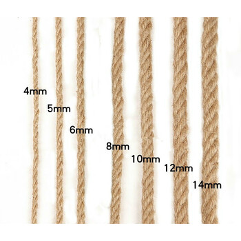 装饰麻绳粗绳子森系麻绳线粗麻绳捆绑手工艺品diy材料5mm20米