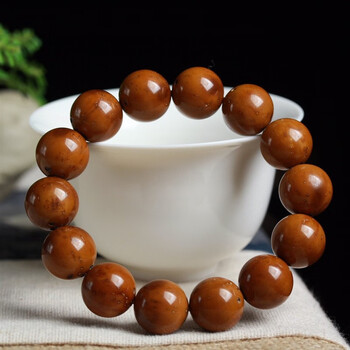 紫金鼠实心籽实心手串光珠男款原籽配饰108颗橄榄核菩提子核桃文玩