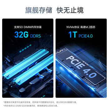 机械师（MACHENIKE）创物者Mini AMD高性能办公游戏电脑台式迷你口袋主机（R7-7840H 32G DDR5 1TSSD WIFI6）