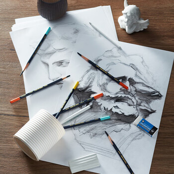 樱花(SAKURA)素描铅笔炭笔12支整盒装(硬炭)软炭软中硬美术生艺考写生速写绘画专用画笔美术写生 樱花(SAKURA)素描铅笔炭笔12支整盒装(硬炭)软炭软中硬美术生艺考写生速写绘画专用画笔美术写生