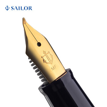 SAILOR 写乐 钢笔 0127 练字书法美工笔 深蓝色 不锈钢笔尖 40度笔尖
