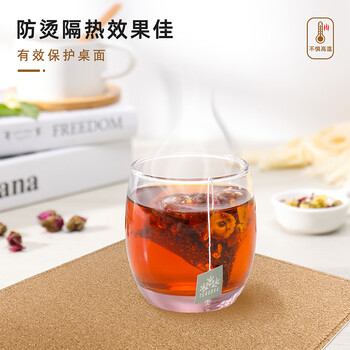 宜适酷（EXCO）软木双面鼠标垫小号防水皮质办公纯色垫子电脑写字桌面垫游戏皮革防滑灰色9749