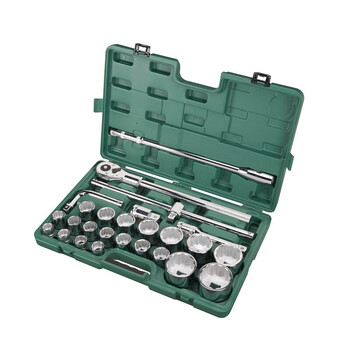 世达(SATA)26件19MM&25MM系列重型12角套筒组套大型套筒套装09016 世达(SATA)26件19MM&25MM系列重型12角套筒组套大型套筒套装09016