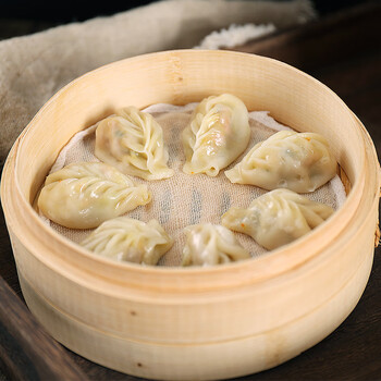 正宗沙县柳叶蒸饺早餐小吃半成品饺子福建手工速食水饺速冻商用 沙县