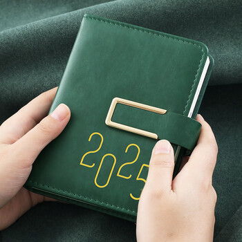 法拉蒙 2025年日程本每日计划表365天日历笔记本本子办公工作随身效率手册时间管理记事本 B6-绿色 法拉蒙 2025年日程本每日计划表365天日历笔记本本子办公工作随身效率手册时间管理记事本 B6-绿色