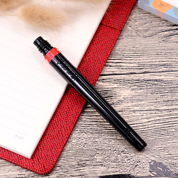 派通（Pentel）彩色科学毛笔 国风练字绘画软毛笔（适用于XGFL）毛笔替芯 FR-102X 红色