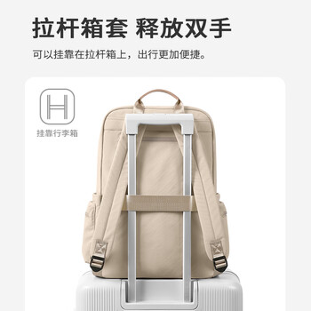 高尔夫（GOLF）双肩背包女电脑包14/16英寸笔记本包华为出差旅行学生书包大容量