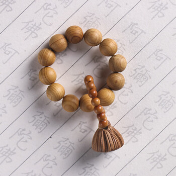 重洋意重洋意绿檀木小手捻莲蓬橄榄核指尖文玩绕指柔小手串女佛珠盘玩