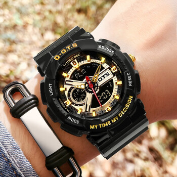 奥迪斯ots手表男电子表防水潮流青少年高中学生女表多功能运动智能