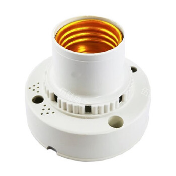 伍陆电子 灯头声光控延时开关CD4011电路板制作DIY套件组装焊接TJ-56-39 套件+外壳+电源线