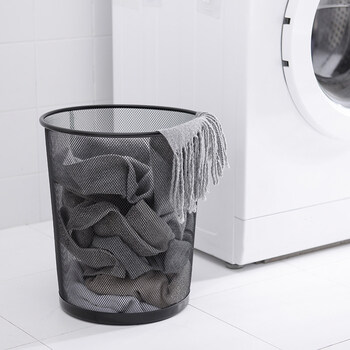 雅高分类金属网垃圾桶9L客厅宿舍厨房卫生间卧室家用铁丝办公环保