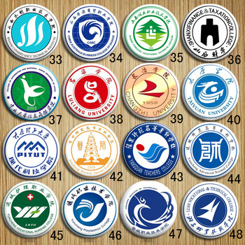 山西太原吕梁长治运城晋城潞安水利林业护理职业技术学院校徽胸针 41