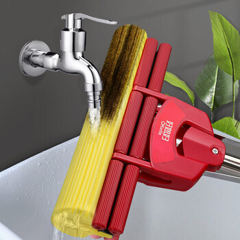 好媳妇胶棉拖把27cm共1棉头可伸缩家用一拖净懒人免手洗吸水海绵神器 好媳妇胶棉拖把27cm共1棉头可伸缩家用一拖净懒人免手洗吸水海绵神器