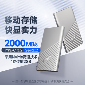 梵想（FANXIANG）500GB 移动固态硬盘（PSSD）移动ssd Type-c 苹果手机iphone16 Promax直连 电脑外接硬盘 PS2000银