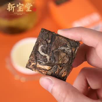 岭南新宝堂 陈皮白茶(十年陈皮+2018年福鼎白茶)茶叶茶砖养生茶 250g