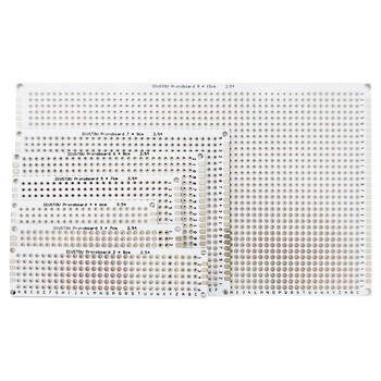 丢石头 万能板 2.54mm 双面镀锡绿油玻纤板 电路实验板 3x7cm 2片/件 开发配件包 丢石头 万能板 2.54mm 双面镀锡绿油玻纤板 电路实验板 3x7cm 2片/件 开发配件包